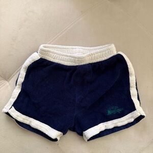 Zara Kids Navy and White Terry Shorts